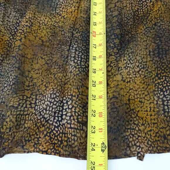 Kobi Halperin Animal Leopard Print Silk Blouse Women Size S Long Bell Sleeves - Picture 13 of 13